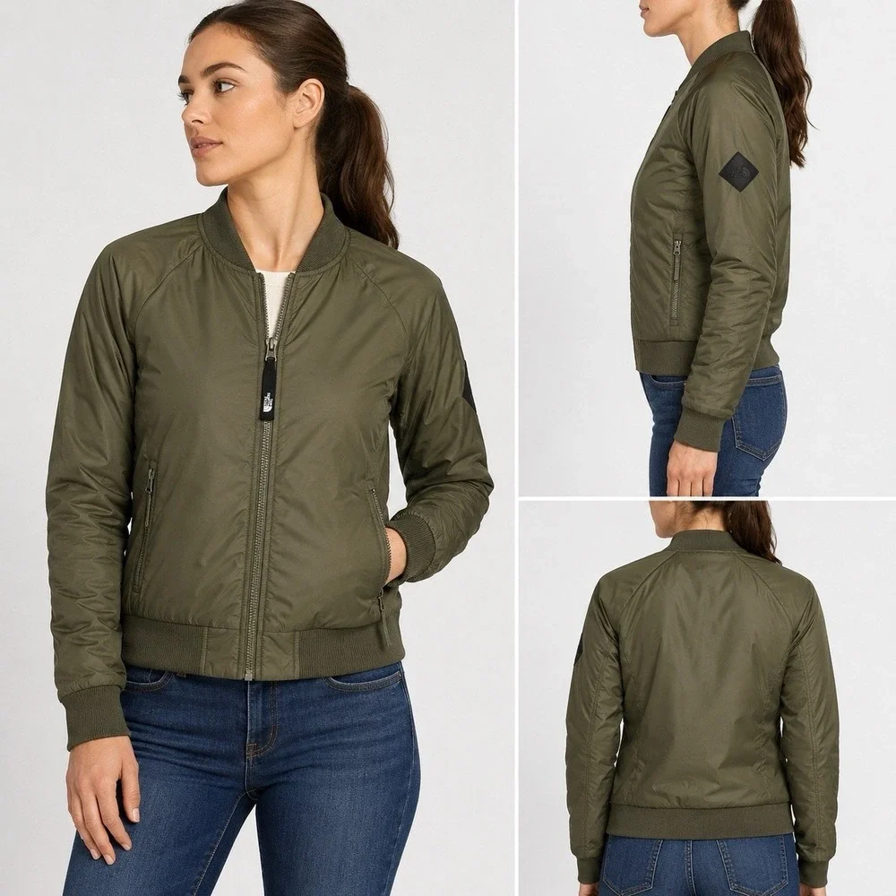 The North Face Rydell Heatseeker Insulated Bomber Jacket Olive Green Small